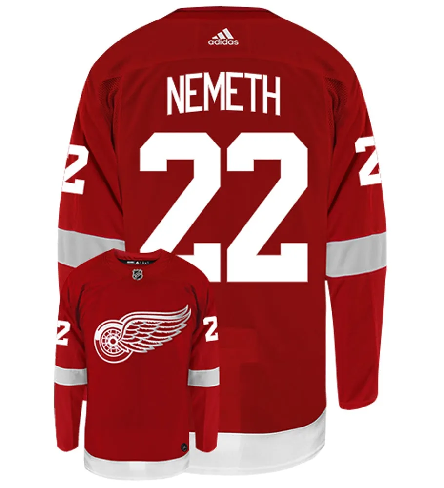 Patrik Nemeth Detroit Red Wings Adidas Authentic Home NHL Hockey Jersey     