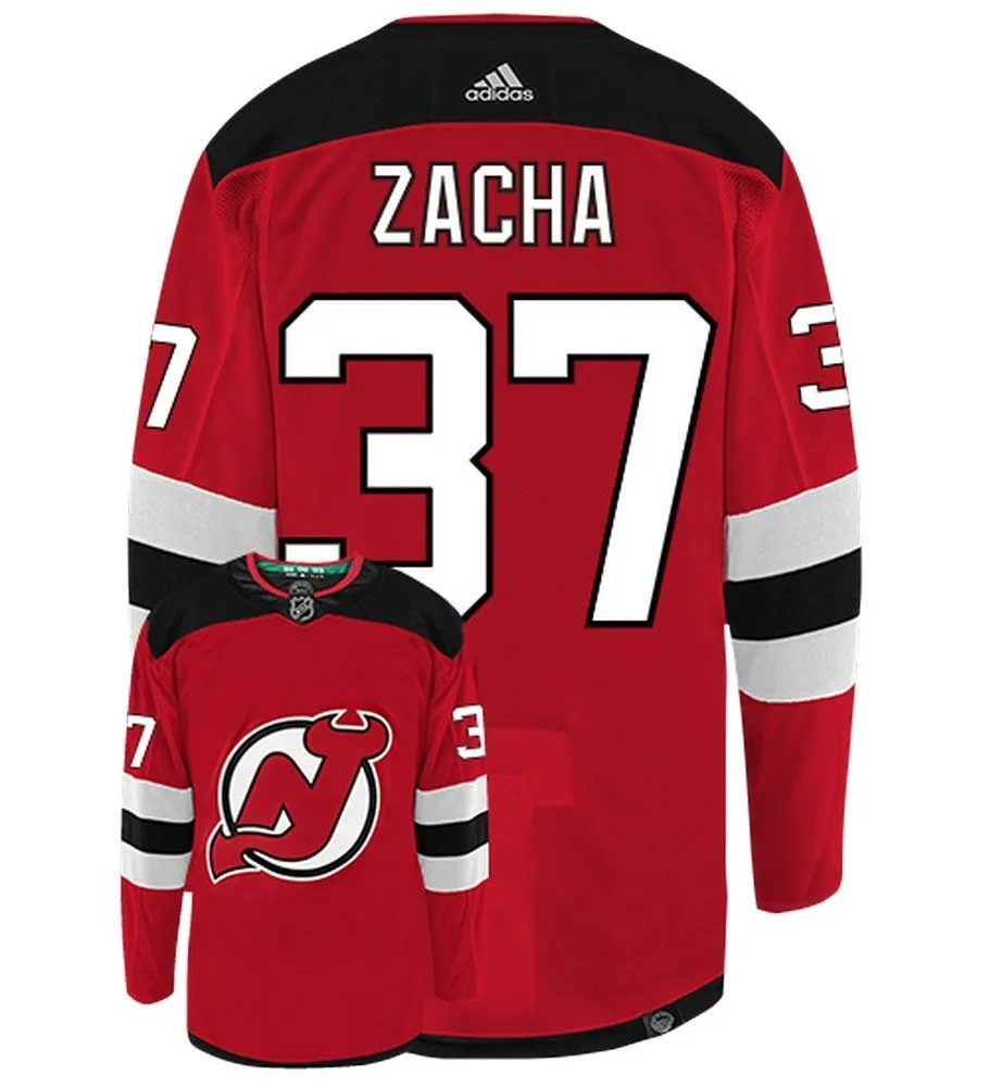 Pavel Zacha New Jersey Devils Adidas Primegreen Authentic NHL Hockey Jersey     