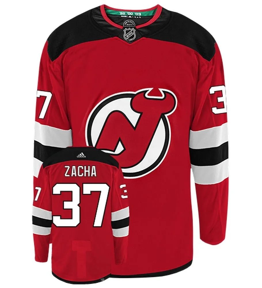 Pavel Zacha New Jersey Devils Adidas Primegreen Authentic NHL Hockey Jersey     