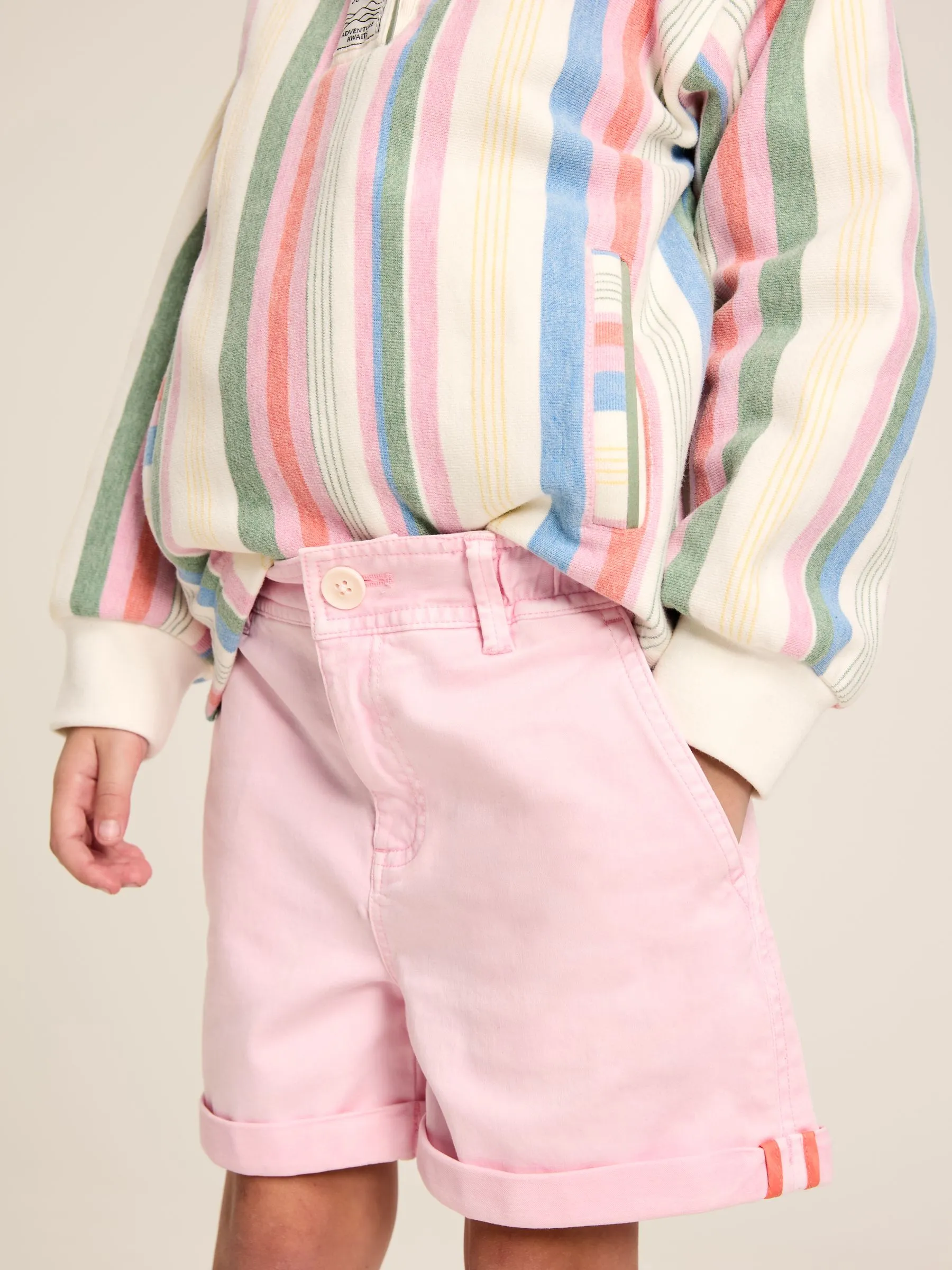 Pink Chino Shorts