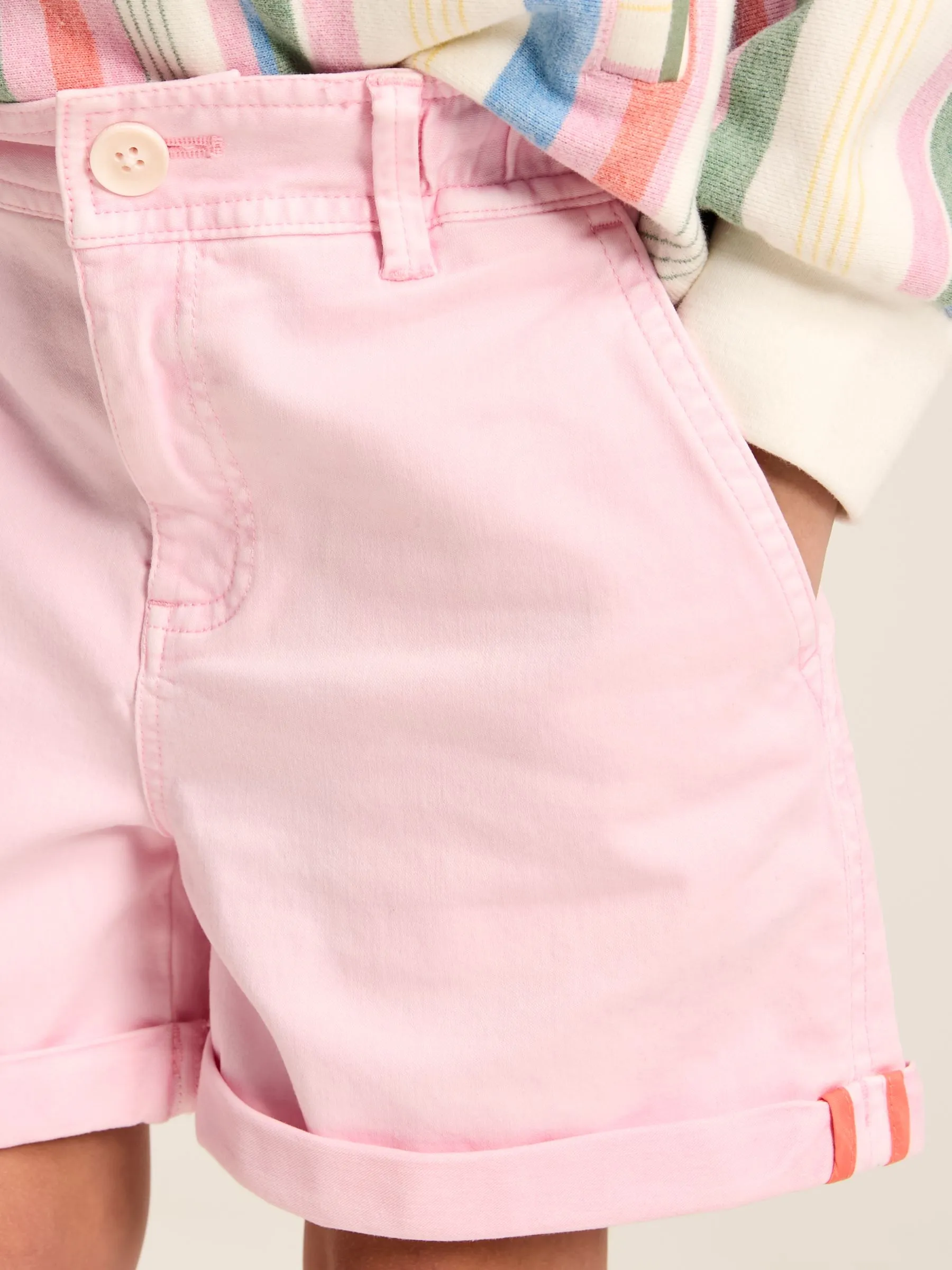 Pink Chino Shorts