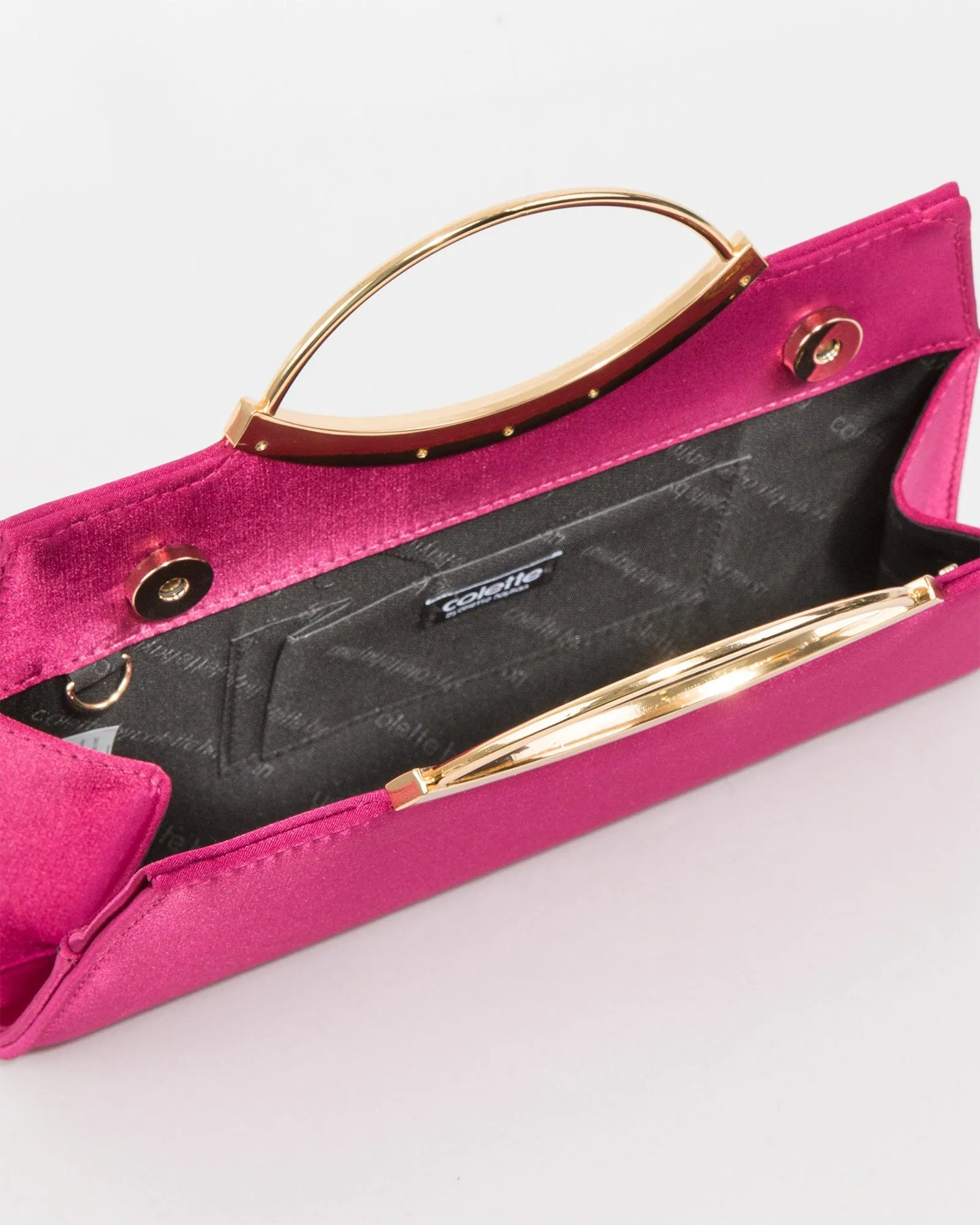 Pink Jessie Handle Clutch Bag