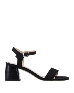 Pollini Women Sandals Black 6 UK