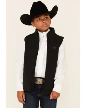 Product Name:  Cinch Boys' Solid Bonded Zip-Up Vest