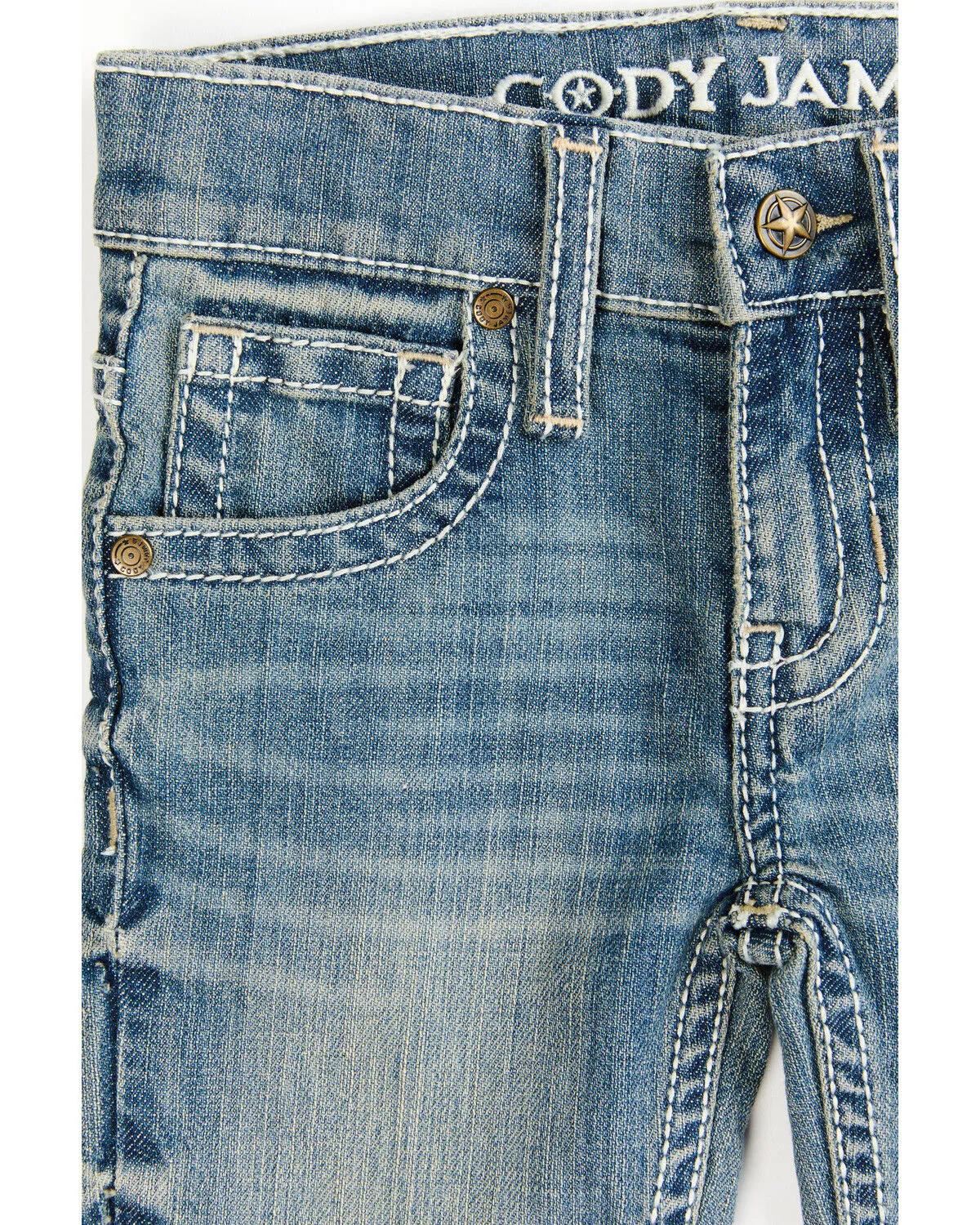 Product Name:  Cody James Toddler Boys' Clovehitch Light Wash Stretch Slim Straight Jeans