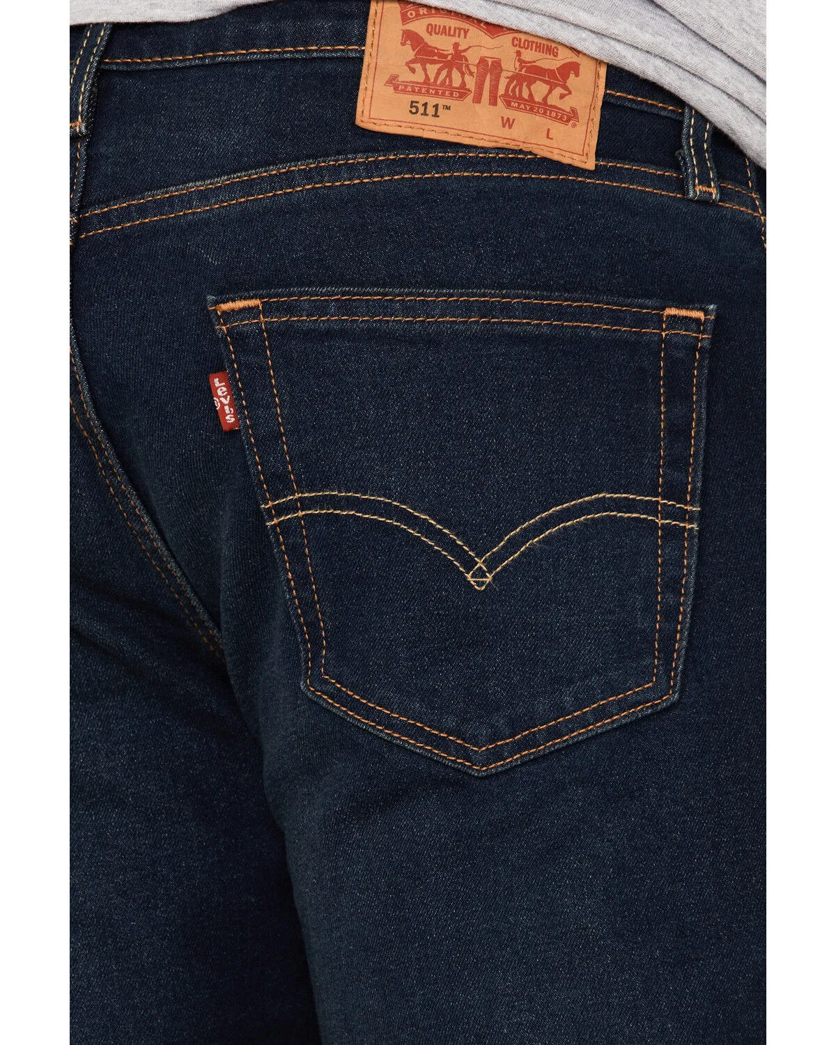 Product Name:  Levi's Men's 511 Spruce Up Adapt Dark Wash Stretch Slim Straight Jeans