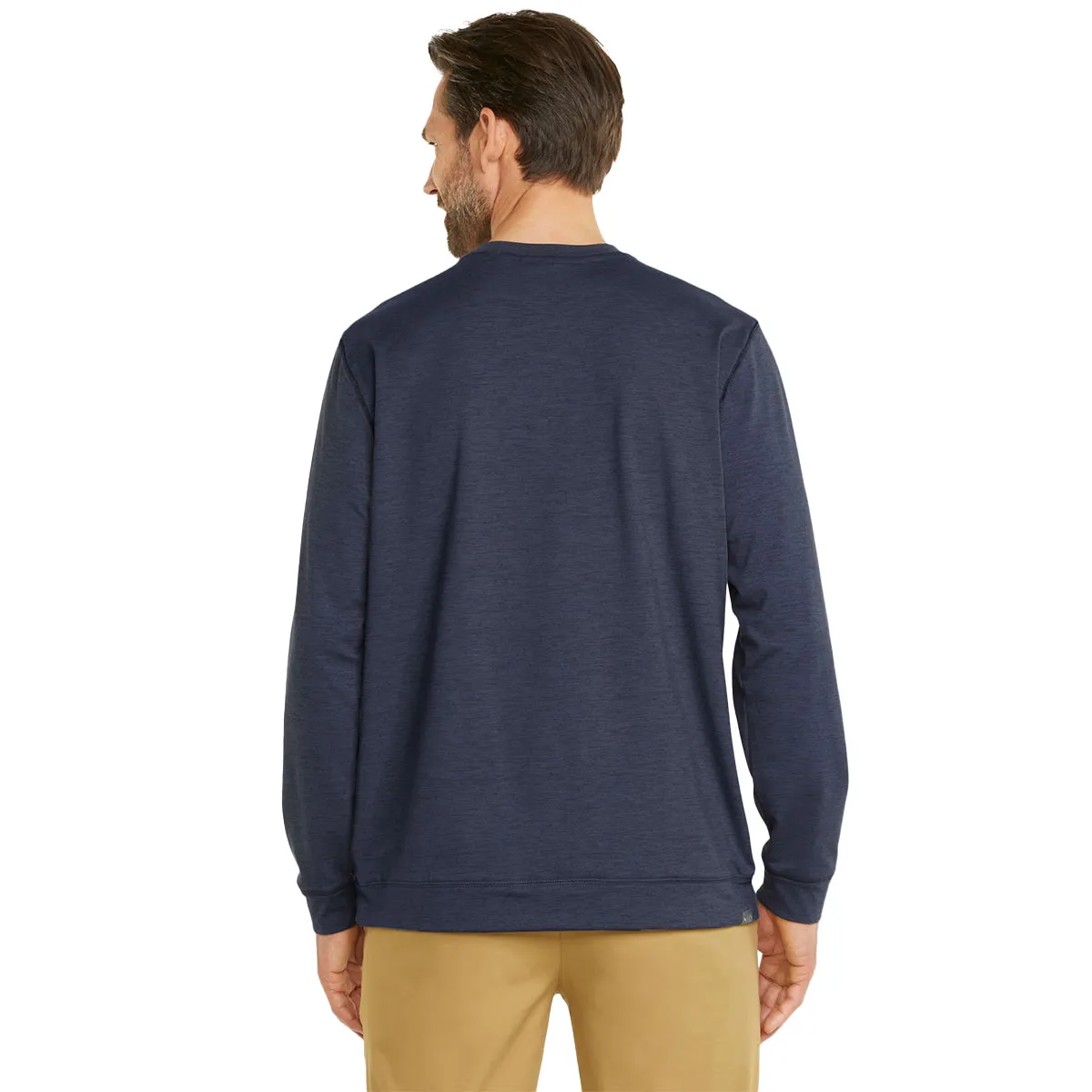 PUMA Men's CLOUDSPUN ColourCrewneck Golf Midlayer