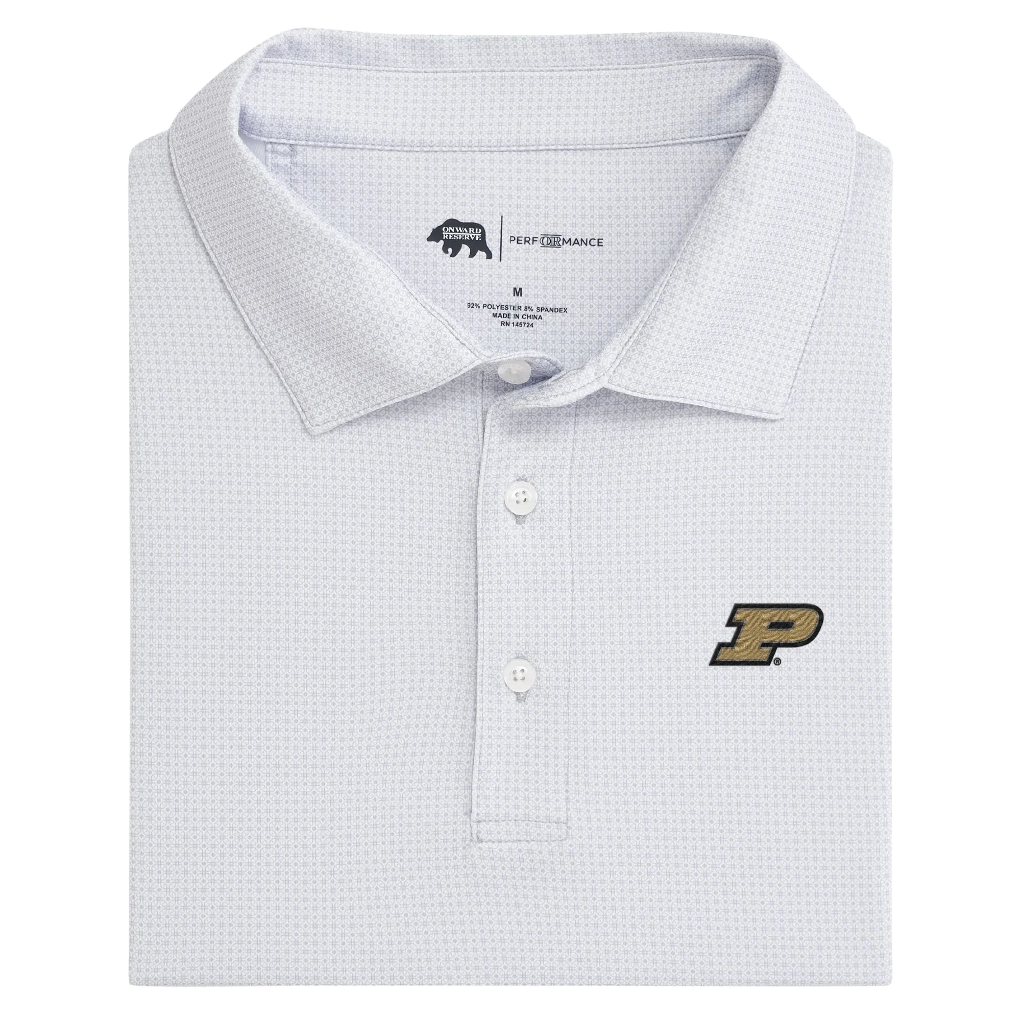 Purdue Range Printed Performance Polo