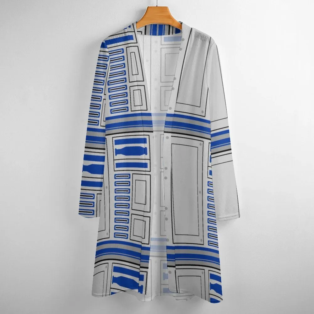 R2-D2 Women's Mid-Length Cardigan