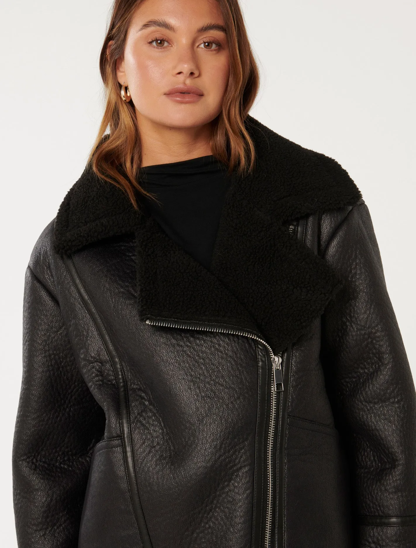 Randy Relaxed Aviator Jacket