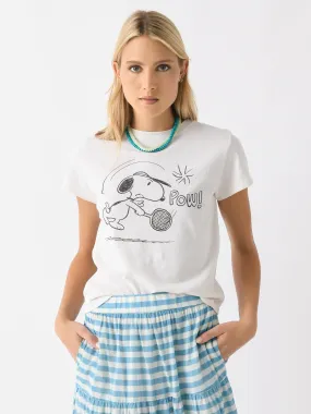     RE/DONE  Women's Snoopy Tennis Classic Tee    