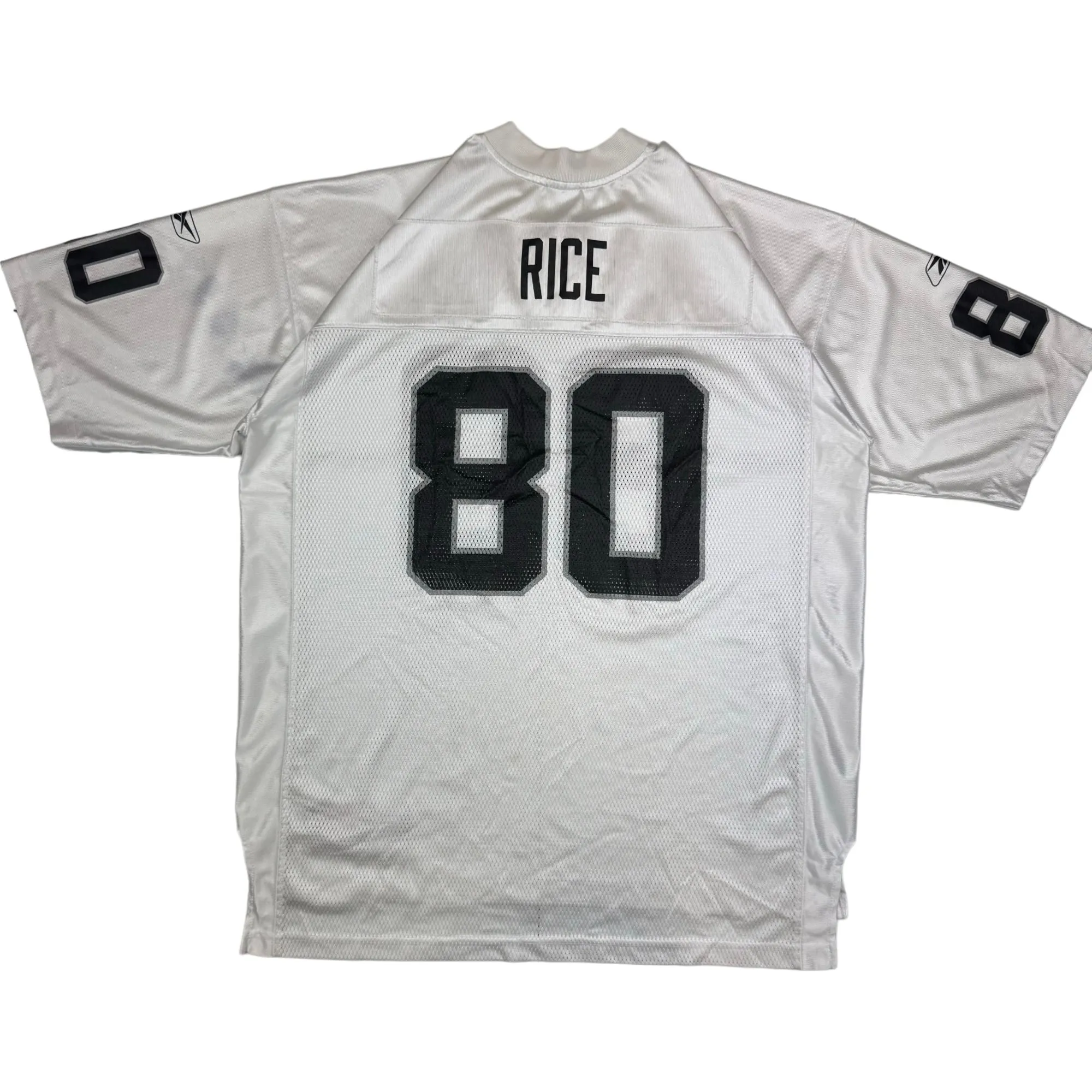 Reebok NFL Oakland Raiders Jerry Rice #80 Football Jersey White