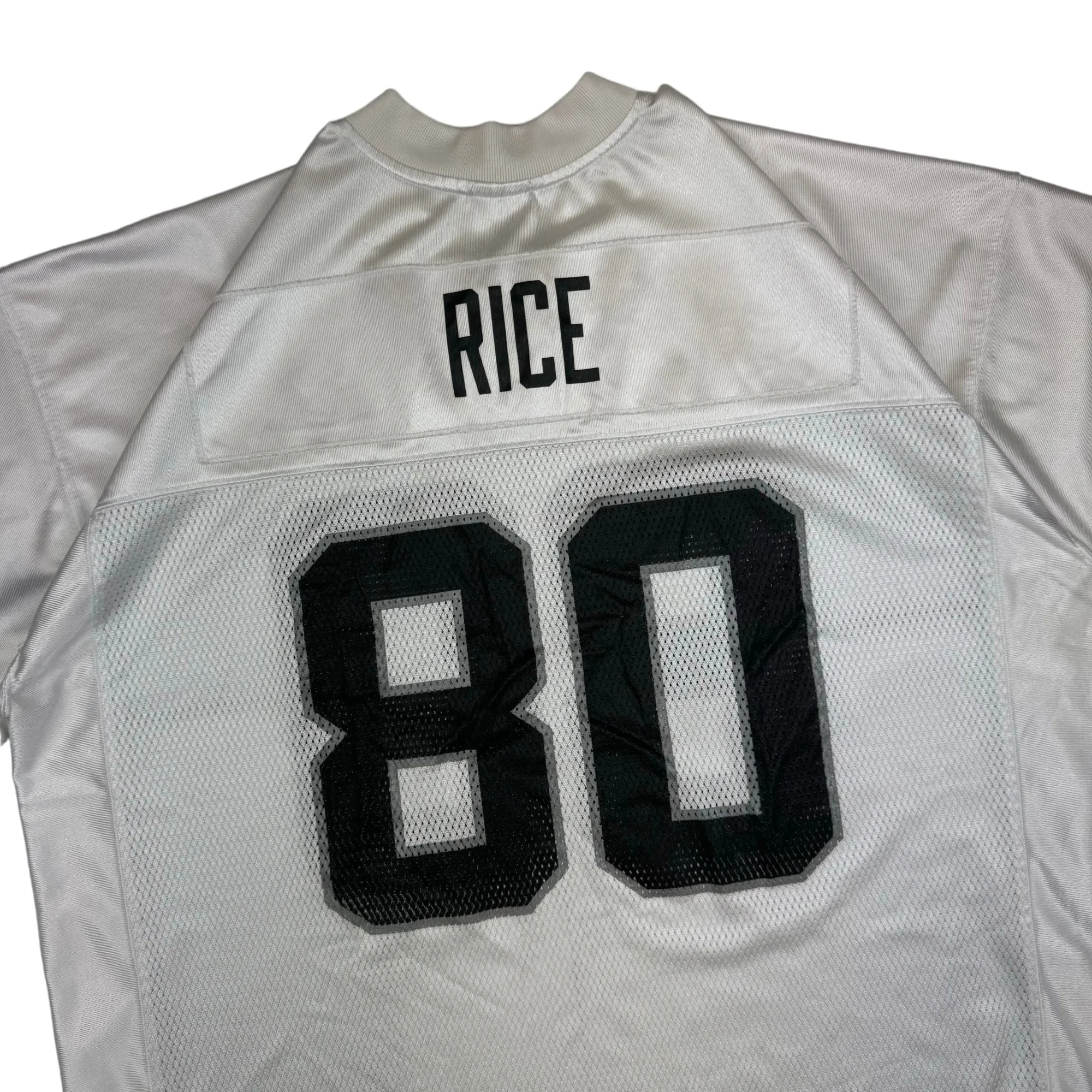 Reebok NFL Oakland Raiders Jerry Rice #80 Football Jersey White