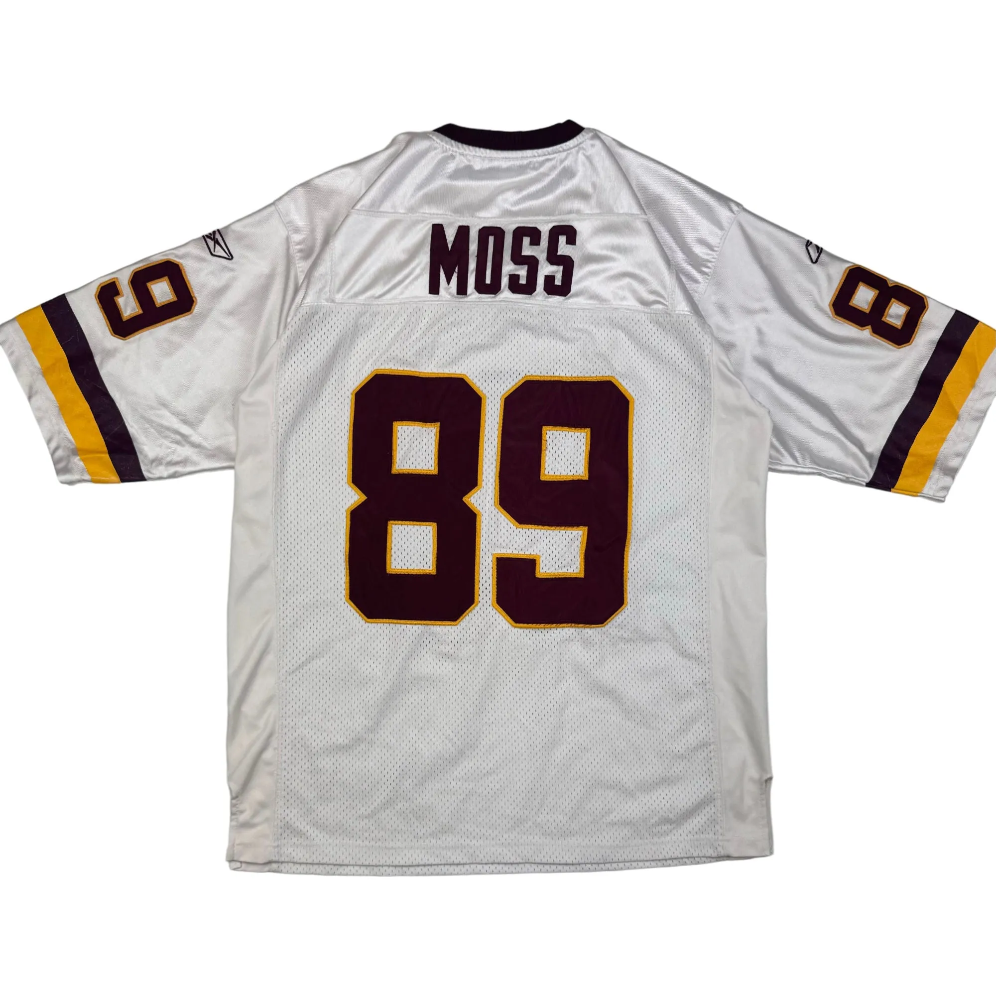 Reebok NFL Washington Redskins Moss 89 Football Jersey White