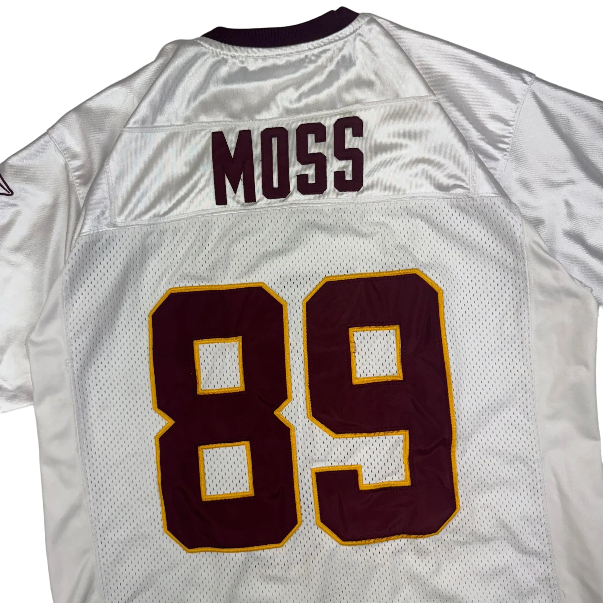 Reebok NFL Washington Redskins Moss 89 Football Jersey White