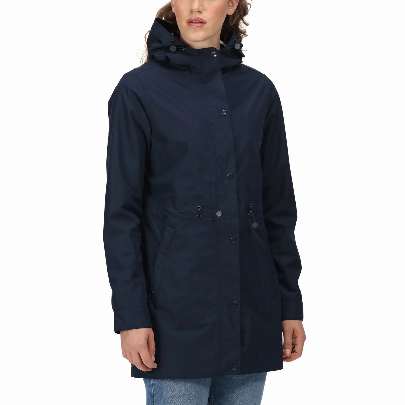 Regatta Womens Blakesleigh ISOTEX Waterproof Hooded Jacket Coat - Navy