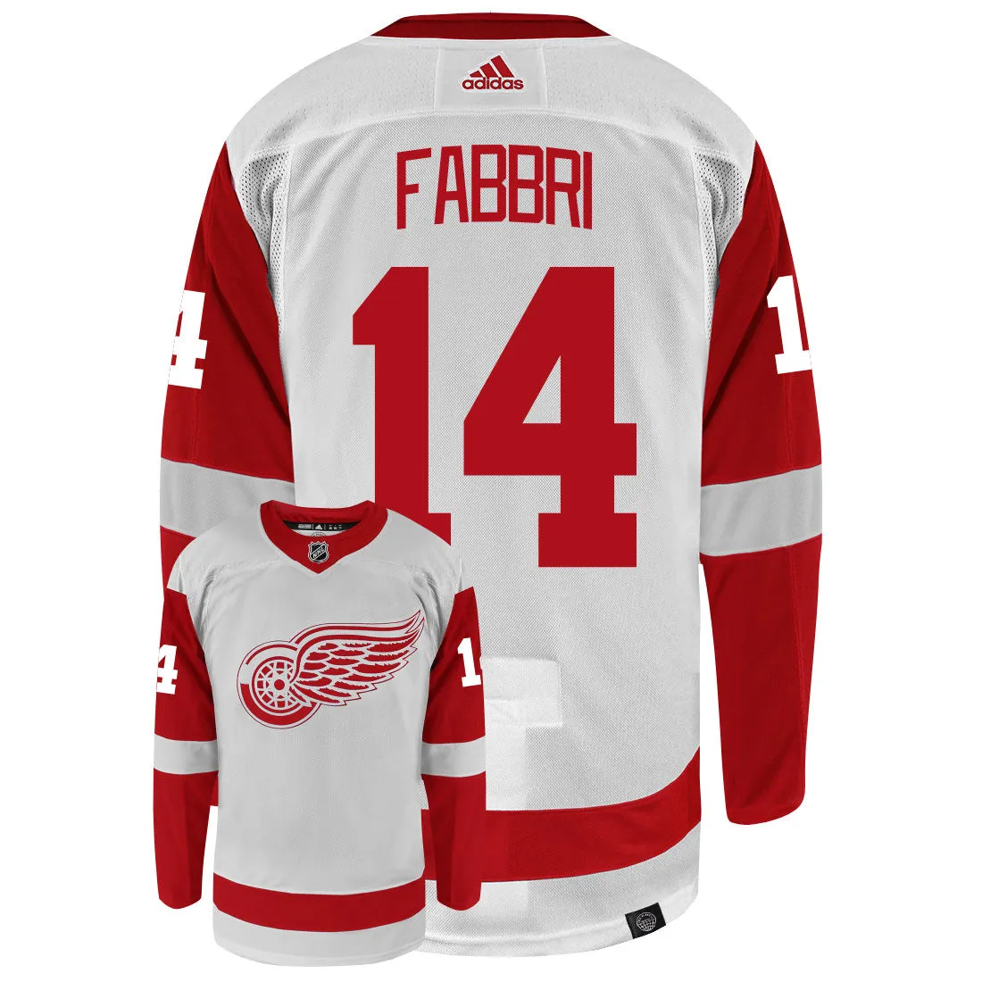 Robby Fabbri Detroit Red Wings Adidas Primegreen Authentic NHL Hockey Jersey     