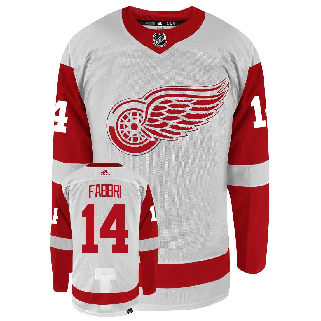 Robby Fabbri Detroit Red Wings Adidas Primegreen Authentic NHL Hockey Jersey     