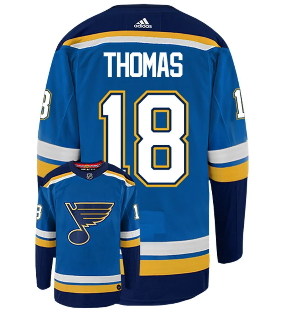 Robert Thomas St. Louis Blues Adidas Authentic Home NHL Hockey Jersey     