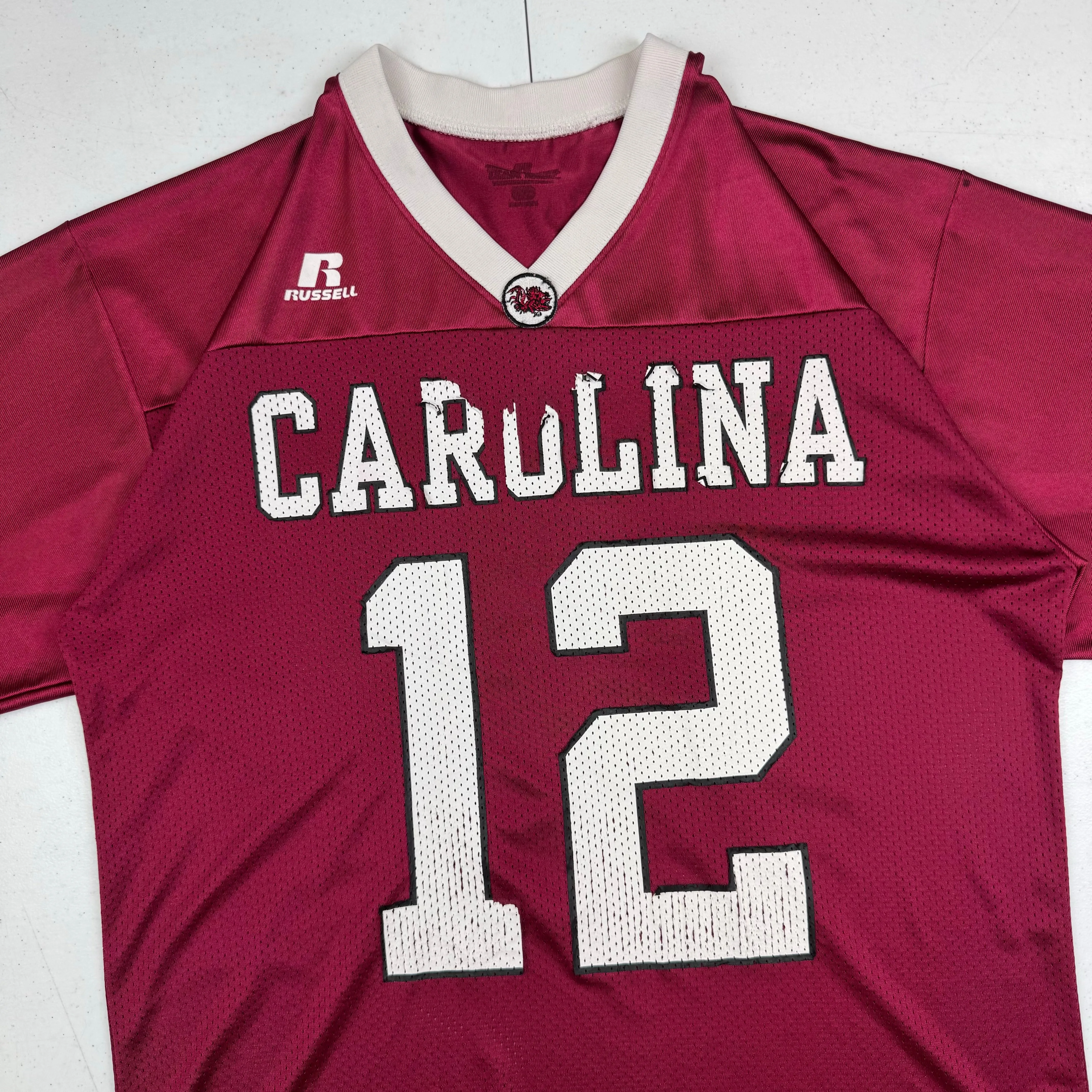 Russell Athletic University of Carolina 12 Football Jersey Maroon