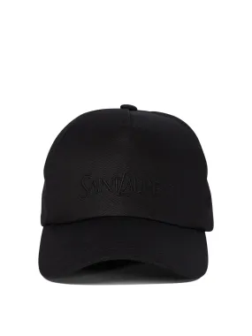 Saint Laurent Cappello Da Baseball Saint Laurent In Gabardine