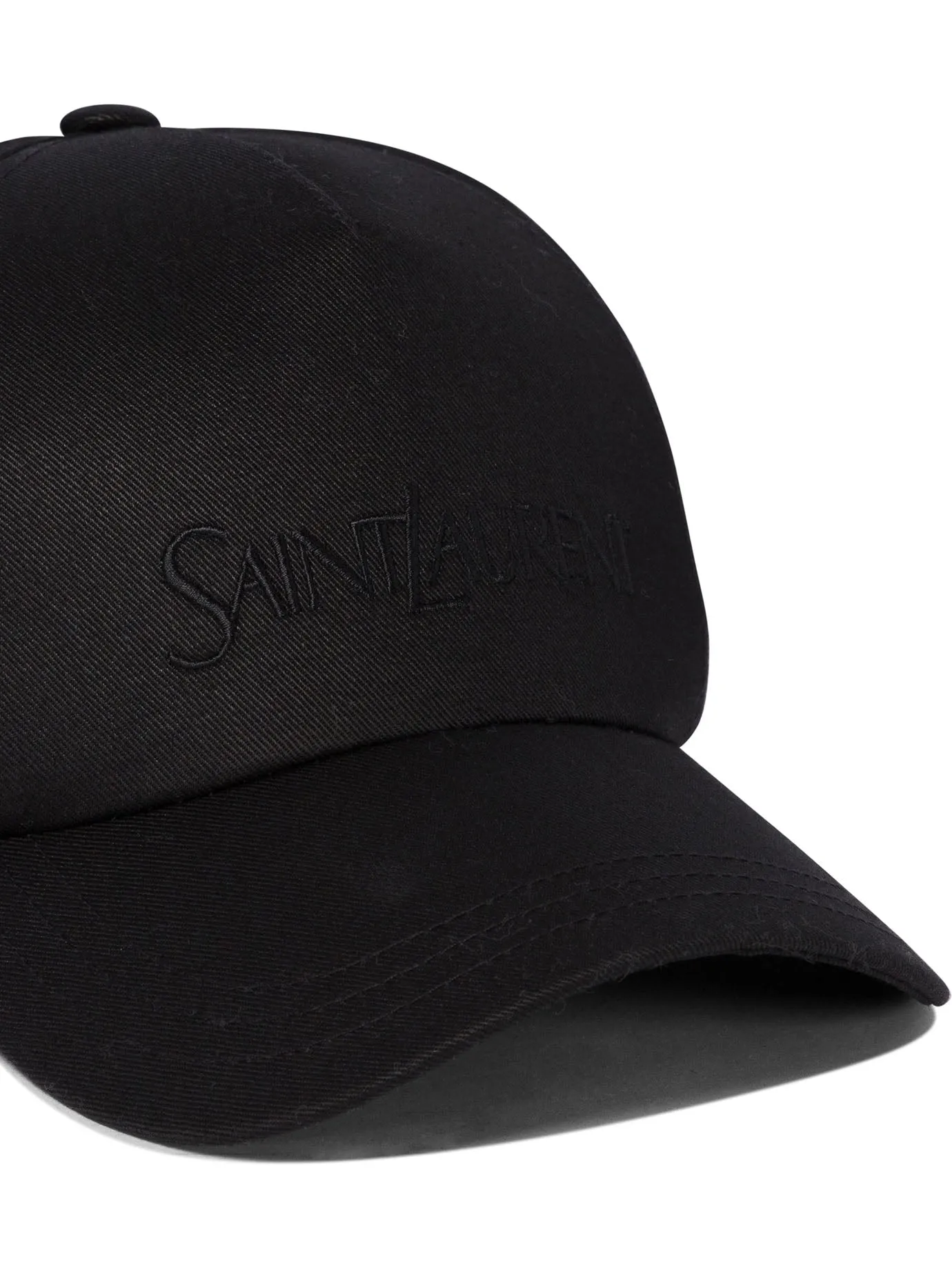 Saint Laurent Cappello Da Baseball Saint Laurent In Gabardine