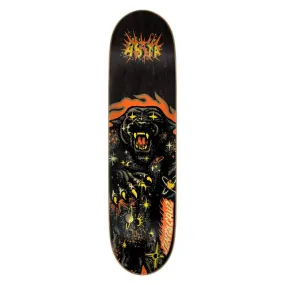 Santa Cruz Pro Skateboard Deck Asta Cosmic Cat Galaxy Black/Orange/Yellow 8