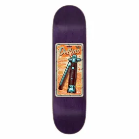 Santa Cruz Skateboard Deck Delfino Switchblade Combo Pro Purple/Multi 8.25