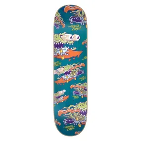 Santa Cruz Skateboard Deck Meek Scratched Slasher Blue/Multi 8