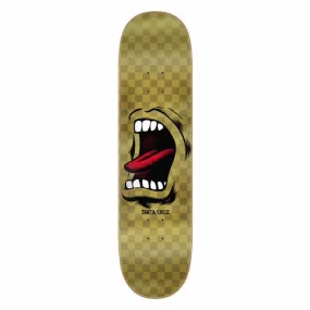 Santa Cruz Skateboard Deck Screaming Mouth Gold 8