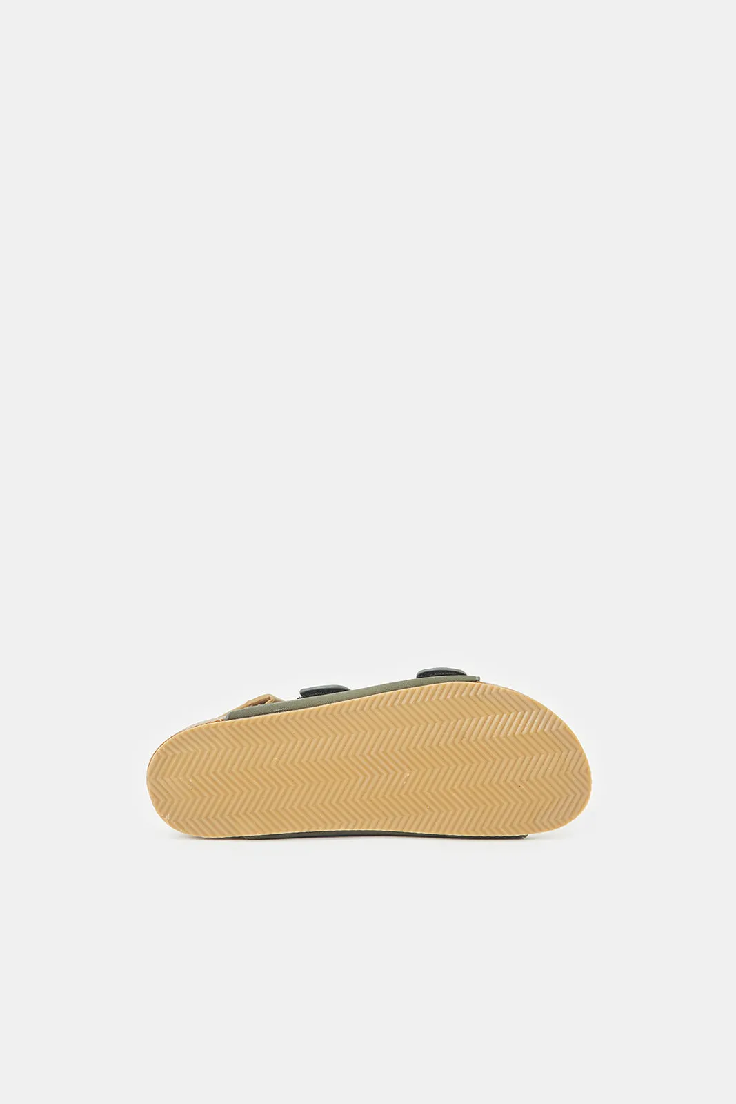 Senior Boys Olive Cork Sandals