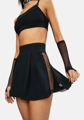 Serve It Up Fishnet Tennis Skirt-