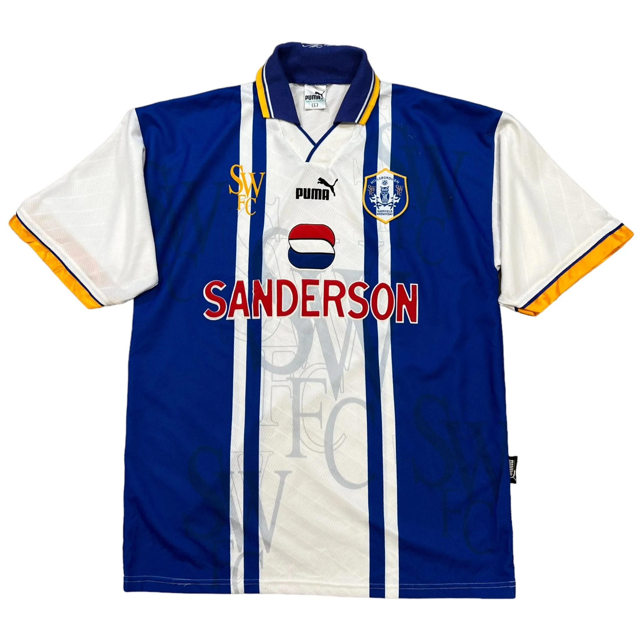 Sheffield Wednesday 1996-1997 Home Retro Football Shirt