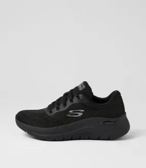 SKECHERS Arch Fit 2 Big League Black Fabric Sneakers