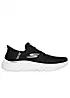 Skechers Slip Ins Go Walk Flex Grand Entry Black Trainers