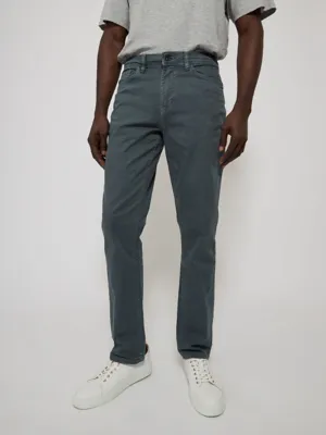 Slate Blue Slim Fit Jeans With Stretch | Men | George at ASDA