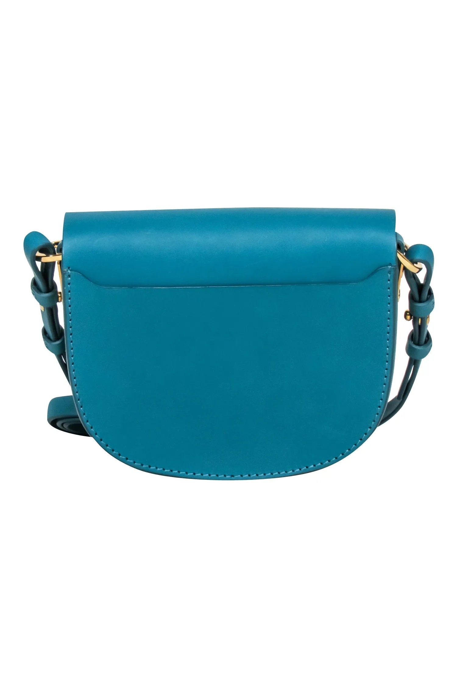 Sophie Hulme - Teal Leather Mini Crossbody Bag