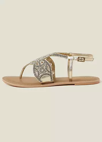 Sparkle Circle Sandals by Accessorize | Look Again