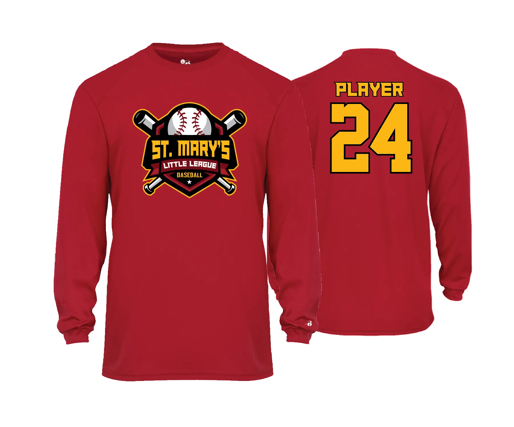 St. Mary's Baseball - Men's LS Performance Tee