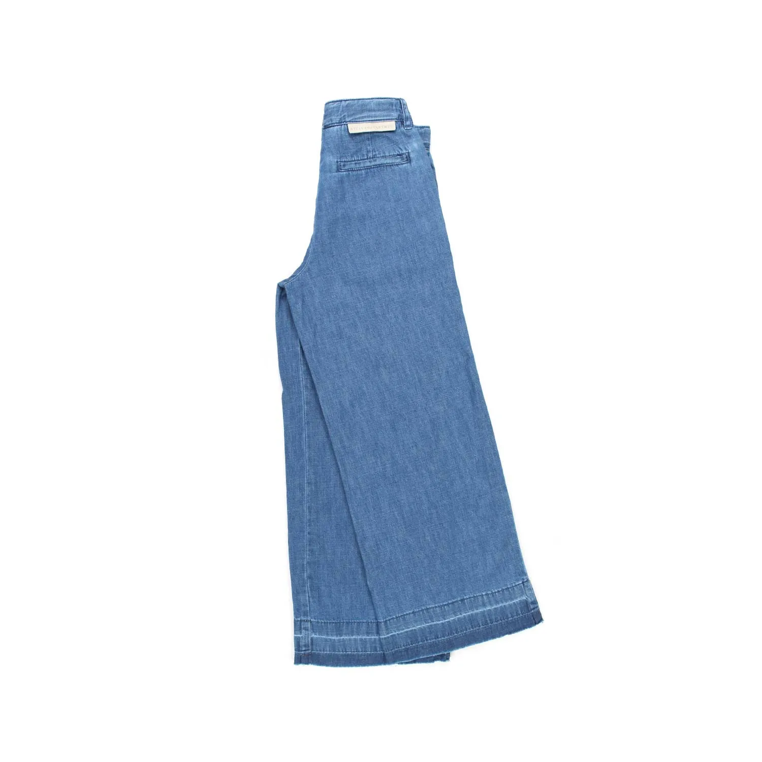 Stella Mccartney Denim Blue Palazzo Jeans For Girls And Teen