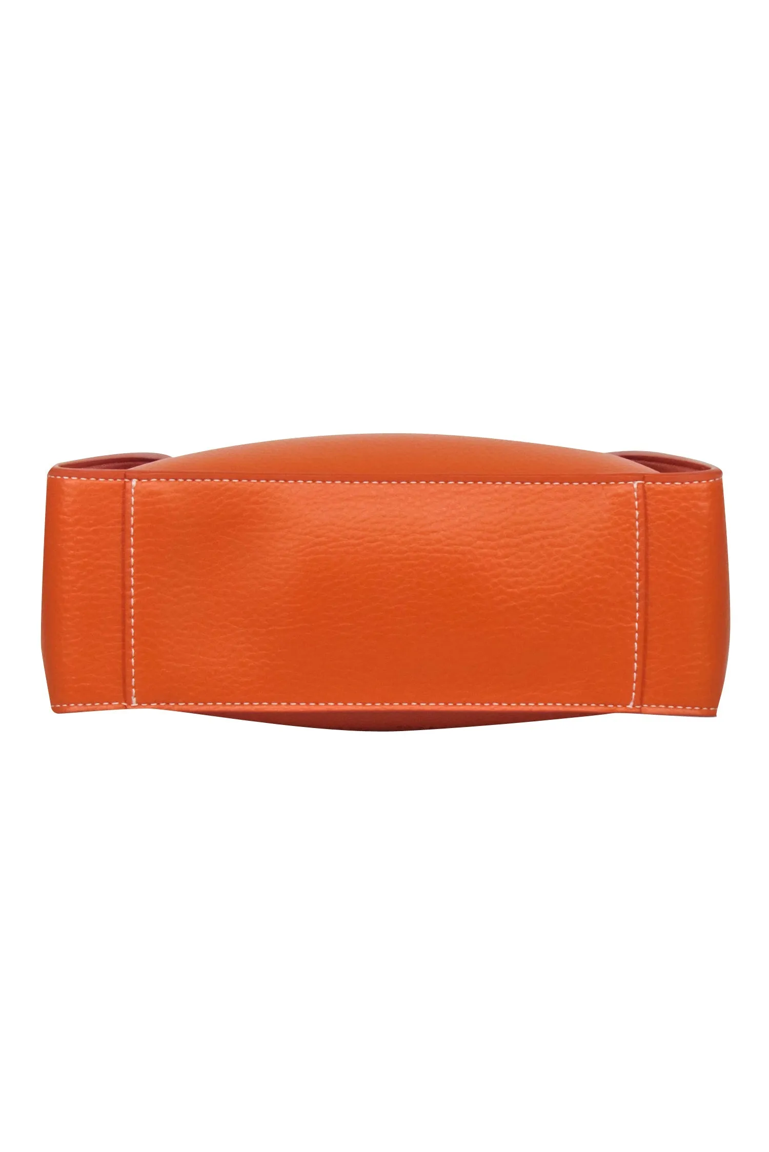 Stella McCartney - Orange Mini Embossed Grainy Mat Faux Leather Crossbody Bag