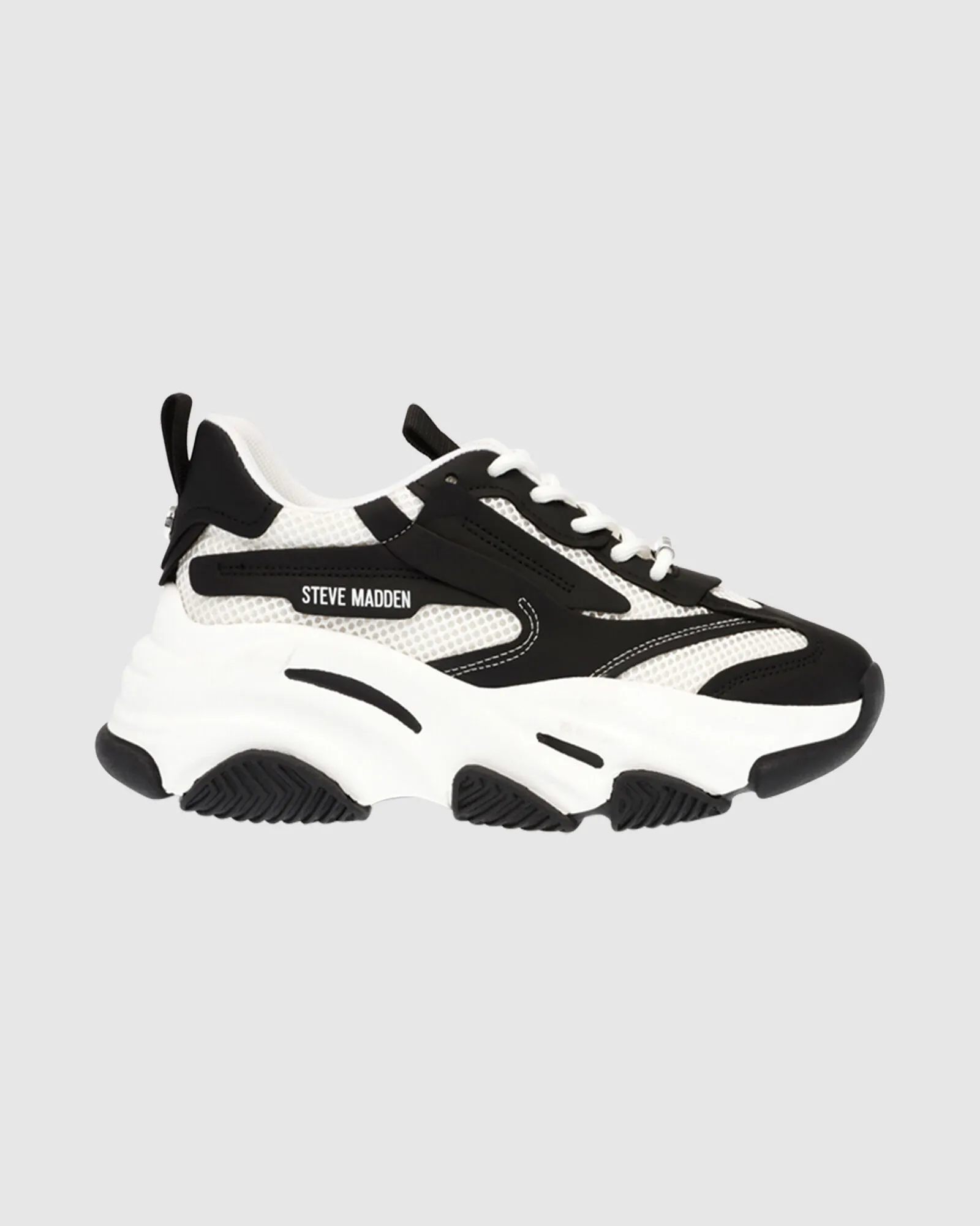 Steve Madden Possession-e Sustainable Sneakers White/Black