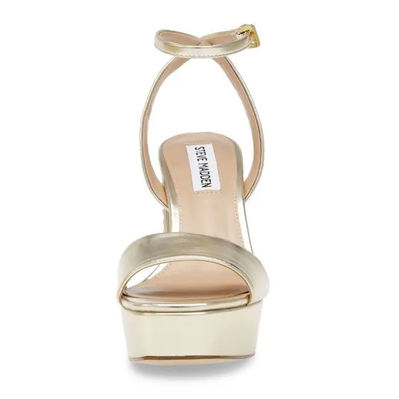 Steve Madden W' Lasher Gold Sandals