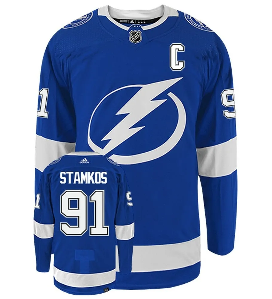 Steven Stamkos Tampa Bay Lightning Adidas Primegreen Authentic NHL Hockey Jersey     