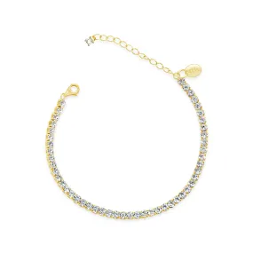 Stia Infinite Bling Tennis Bracelet - Gold