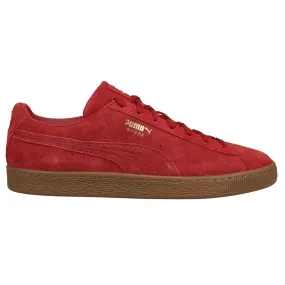 Suede Gum Lace Up Sneakers