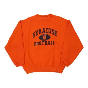 Syracuse Football Cadre Athletic College Sweatshirt - XL Orange Cotton Blend