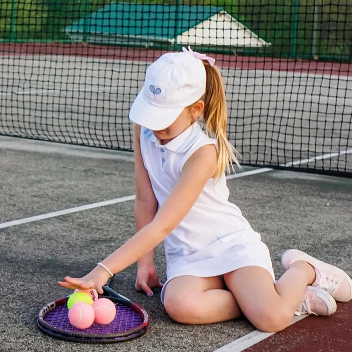 Tennis Bow Baseball Hat