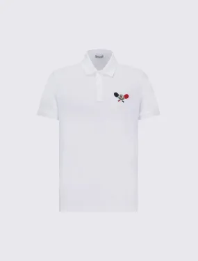 Tennis Logo Patch Polo Shirt