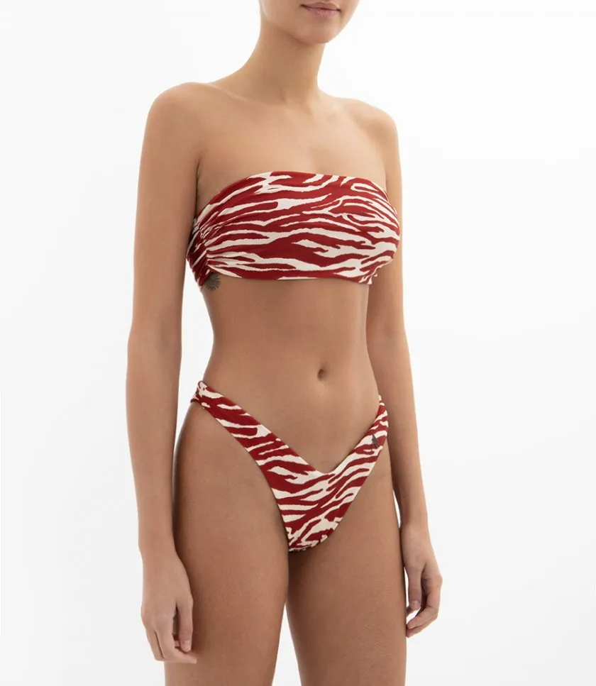 THE ATTICOZEBRA PRINTED BIKINI